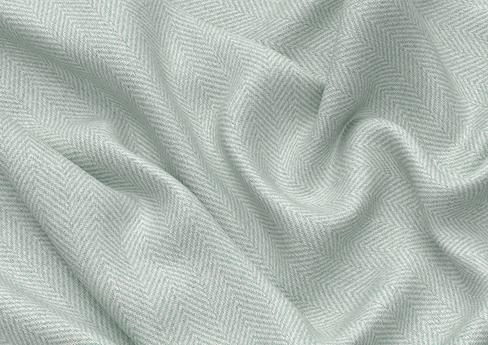 Soft Chevron, Blue Glacier - Motorised Roman Blind - Image 4